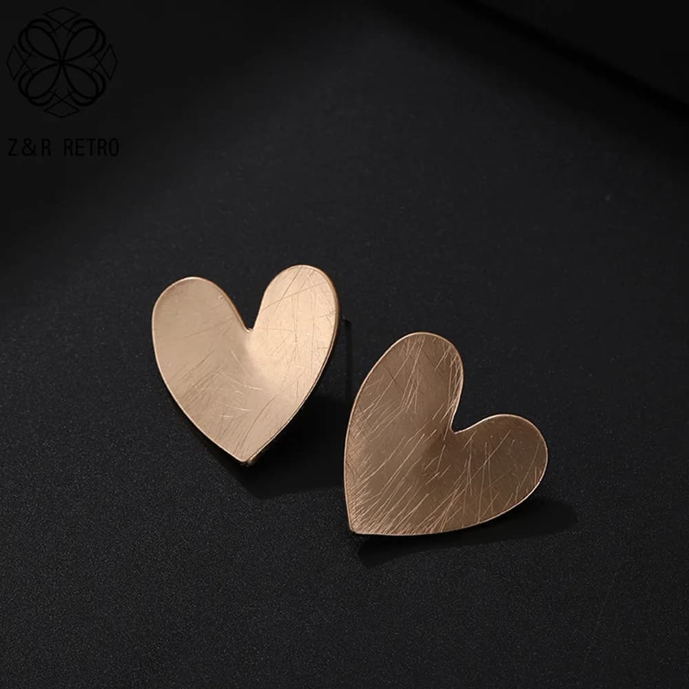 Heart Stud Earrings