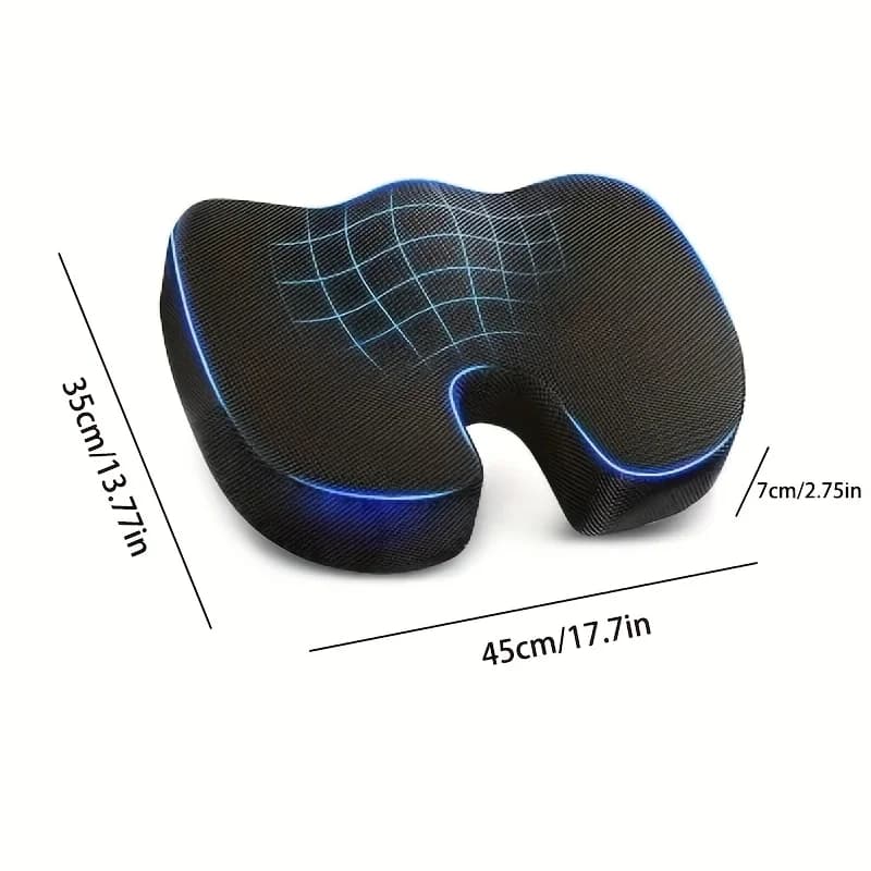 Ergonomic Memory Foam Seat Cushion