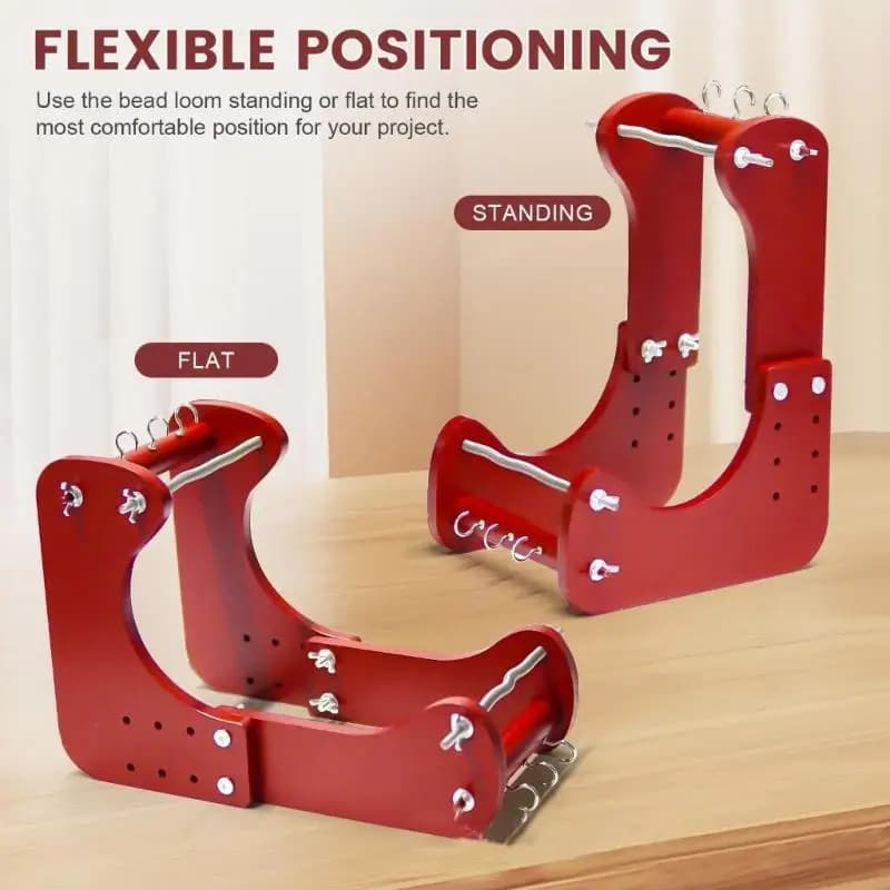Adjustable Wooden Bead Loom