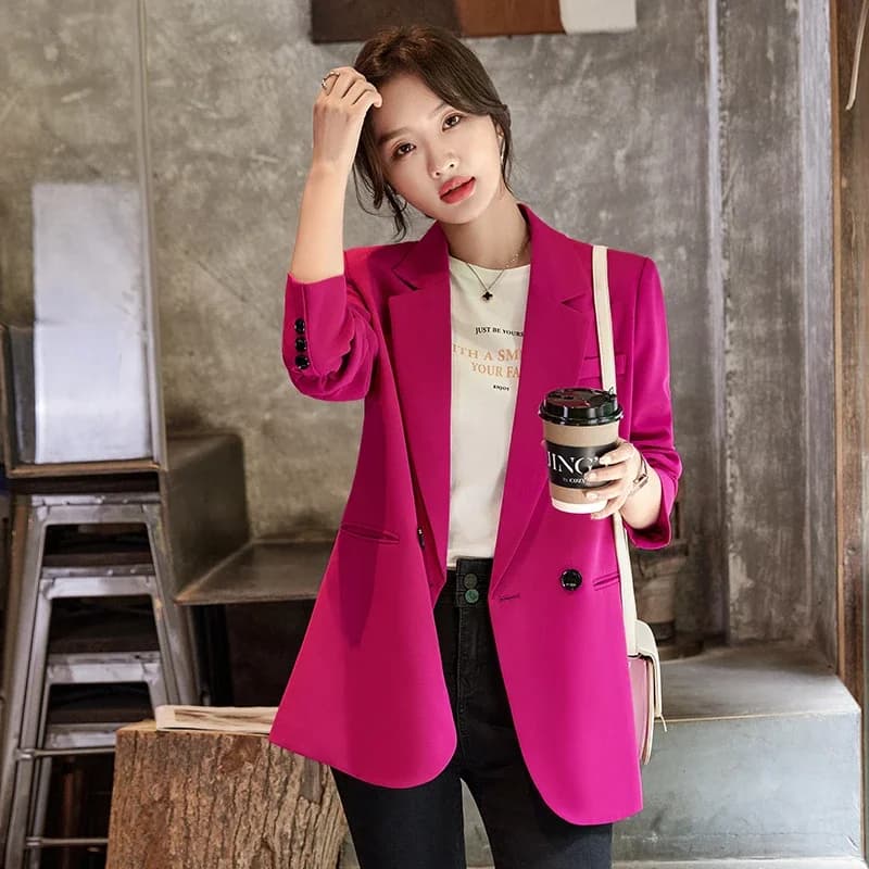 Women's Loose Fit Suit Jacket
