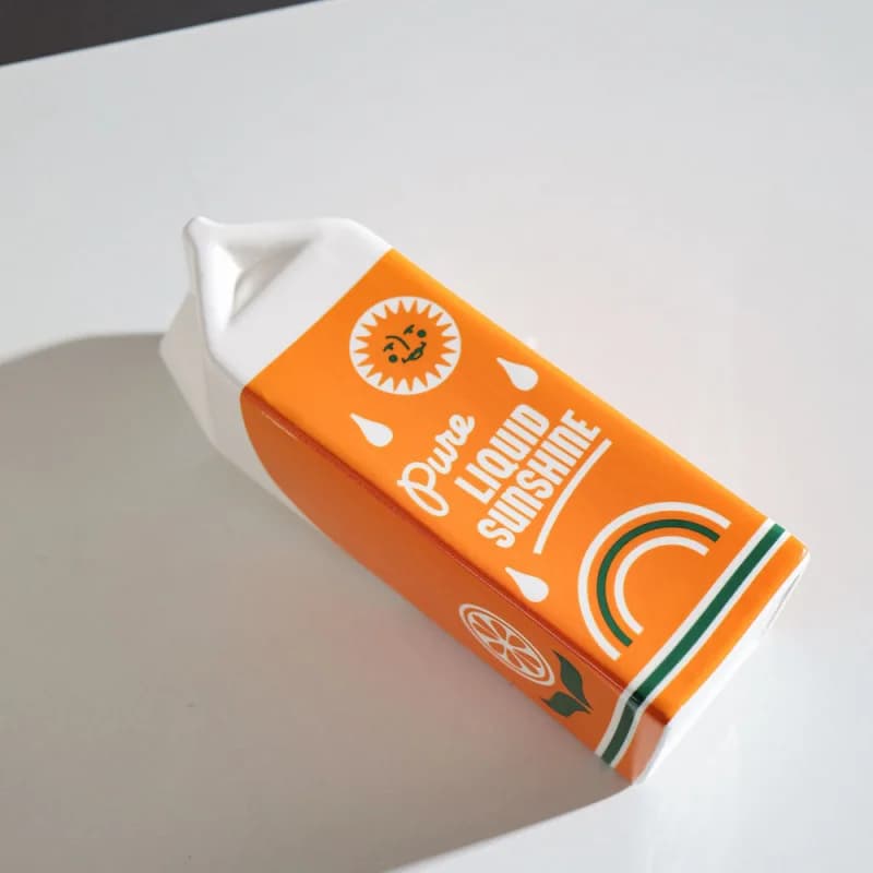 Ceramic Orange Fruit Vases