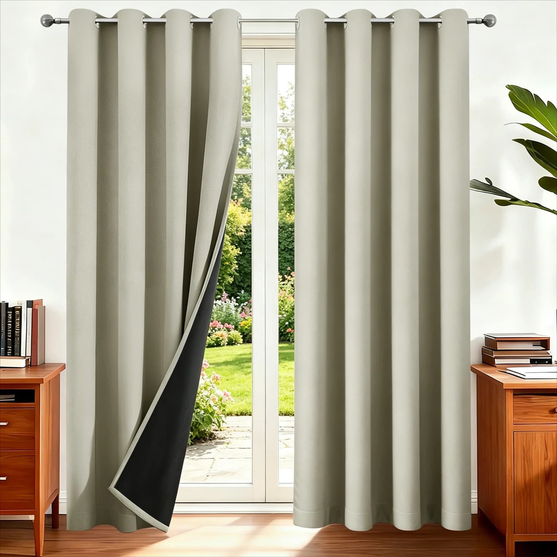 Blackout Curtains Eyelet Thermal Insulated