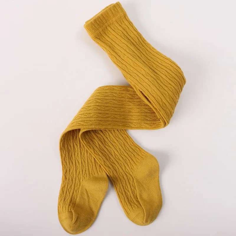 Girls Elastic Waist Knit Pantyhose