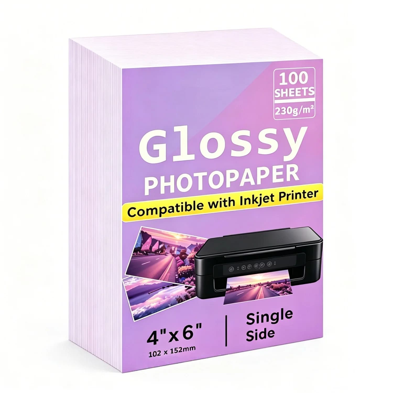 4x6 Glossy Photo Paper, 100 Sheets