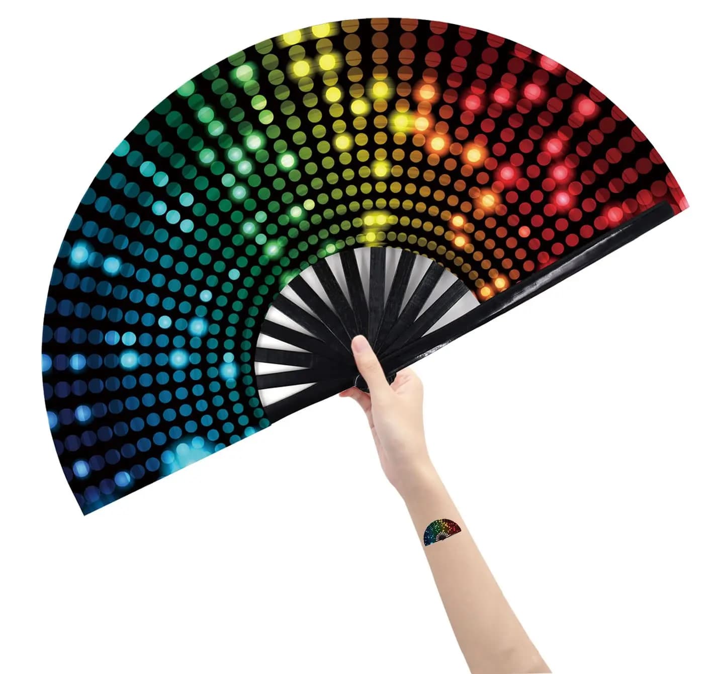 Large Foldable Kung Fu Hand Fan