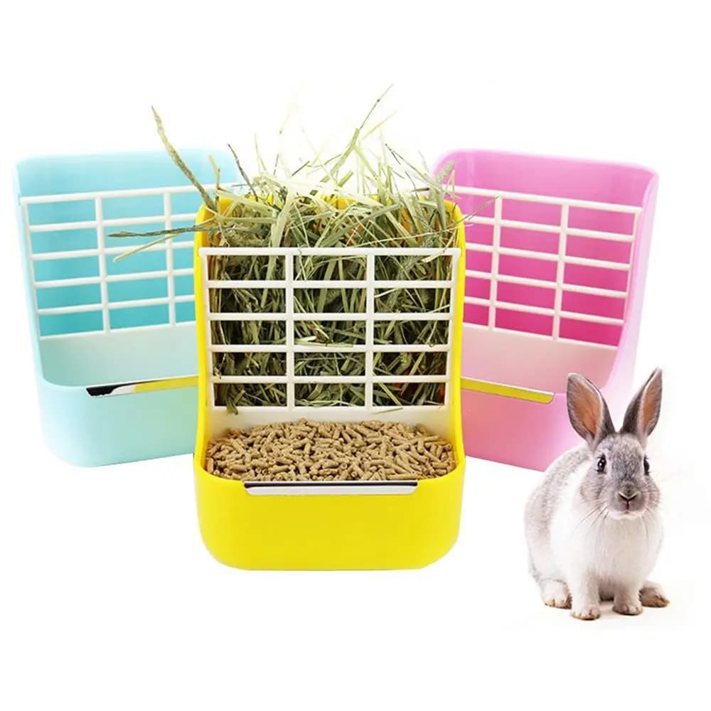 Hay and Food Feeder Rack for Small Animals