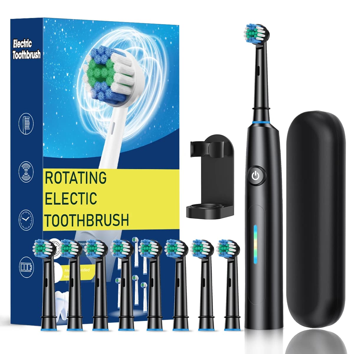 Electric Toothbrush 5 Modes Waterproof Rotary
