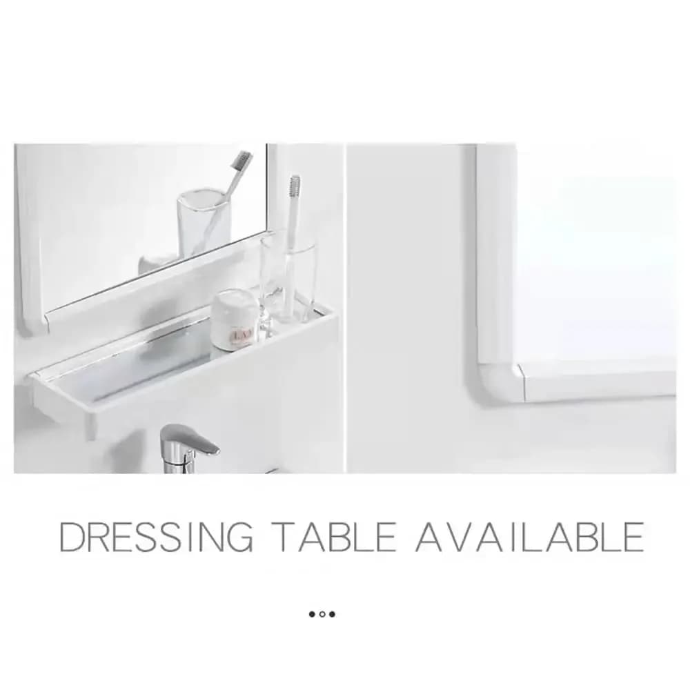 Rectangle Wall Mirror Black Metal Frame