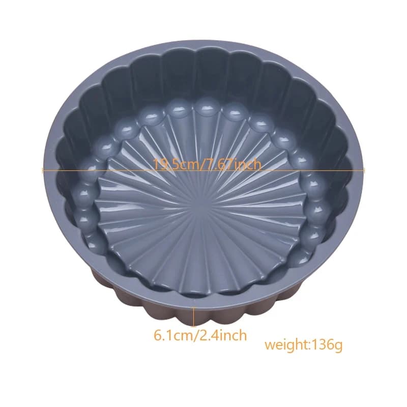 Round Non-Stick Silicone Baking Pan
