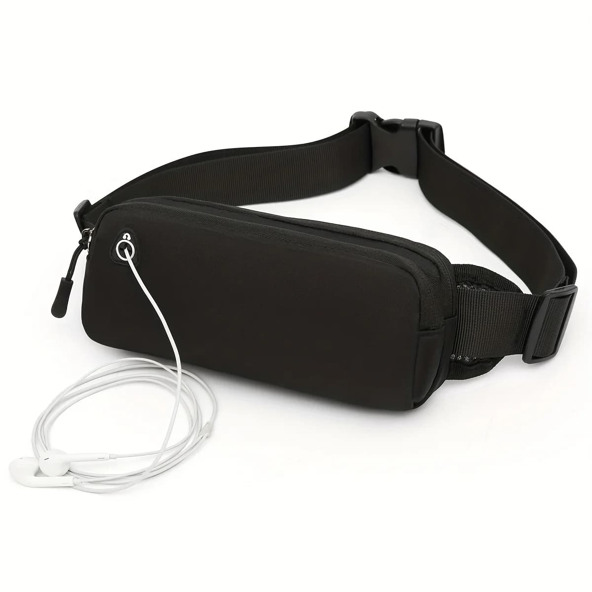 Sports Waist Pack for Men, Running Gear Phone Pouch,Mini Cycling Waterproof Crossbody Chest Bag, Double-Layer Storage Waist Bag