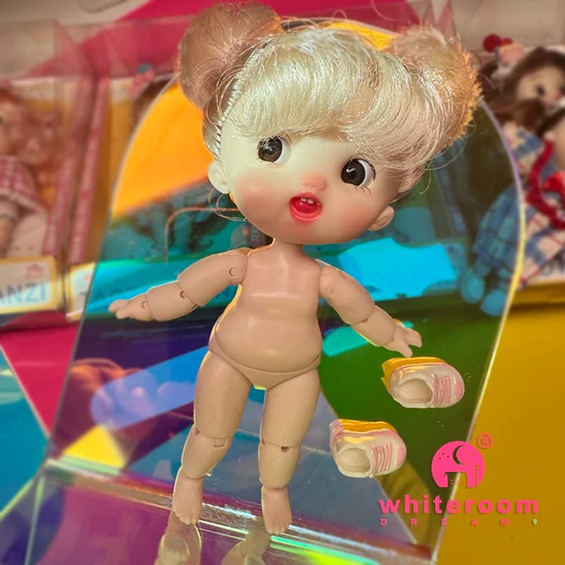 BJD OB11 Pear-Shaped Poseable Mini Doll 13cm