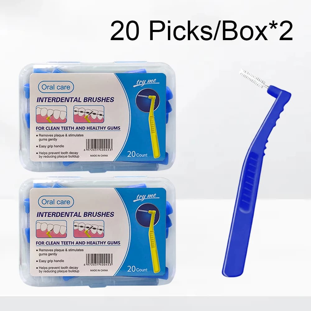 L-Shaped Interdental Brush