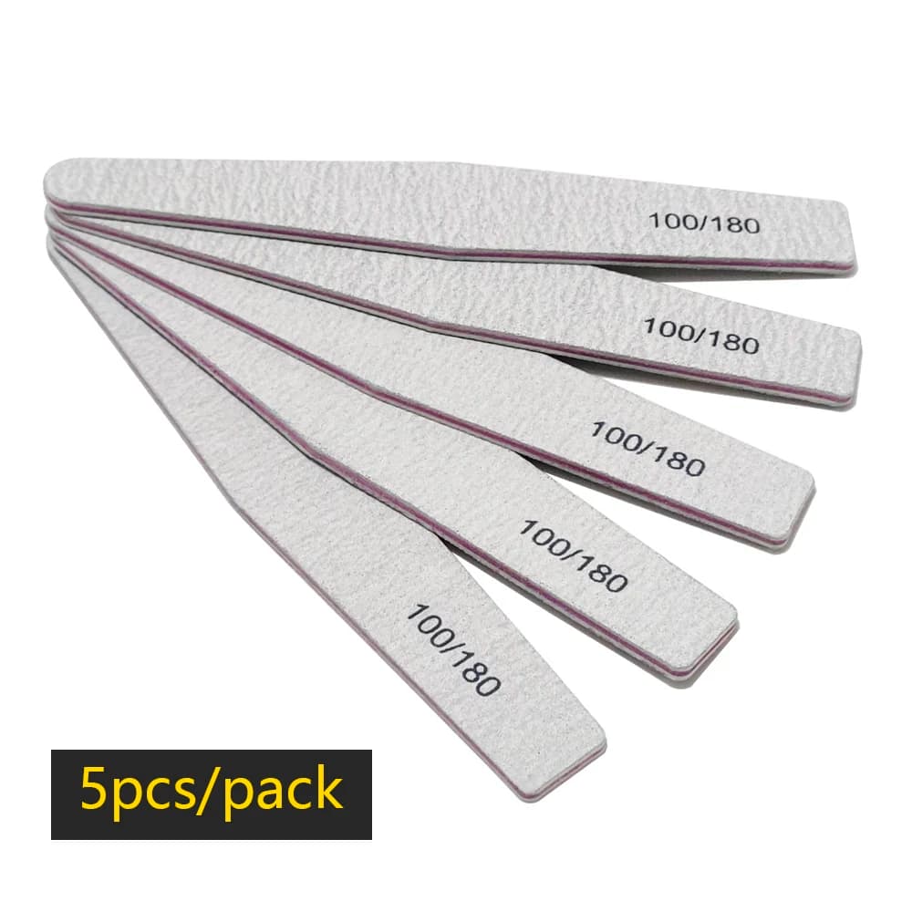 Half Moon Nail File Buffer 100/180 Grit