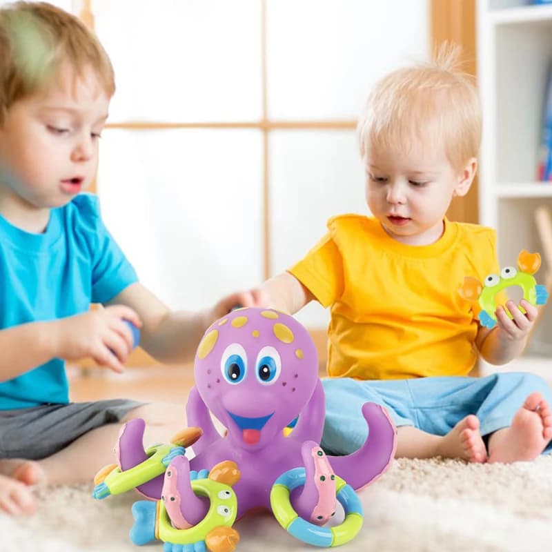 Baby Bath Toys Bathing Bathtub Bathing Pool Play Water Funny Toss Game Kids Water Playing Cute Cartoon Toys Kid Children Gift