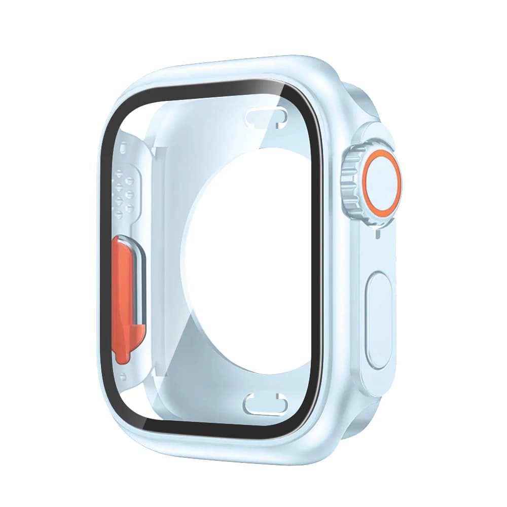 Screen Protector for Apple Watch Case 46mm 45mm 44mm 40mm 41mm 42mm Change To Ultra Hard Cover for iWatch 11 10 9 8 7 6 5 4 SE