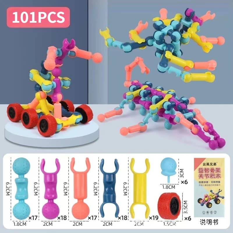 Creative Building Blocks STEM Toy Set