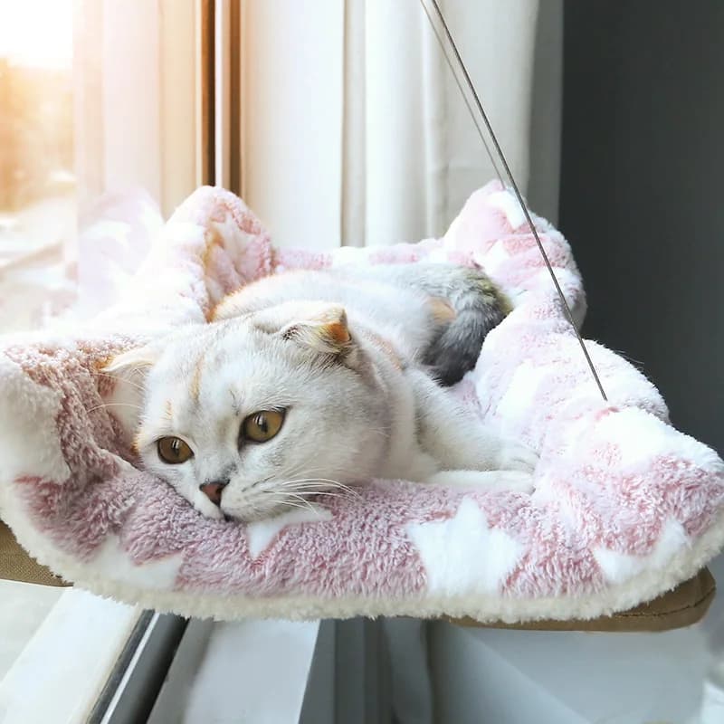 Hanging Cat Hammock Bed for Windows