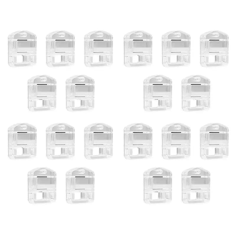 Clear Acrylic Embroidery Floss Bobbins 120-Pack