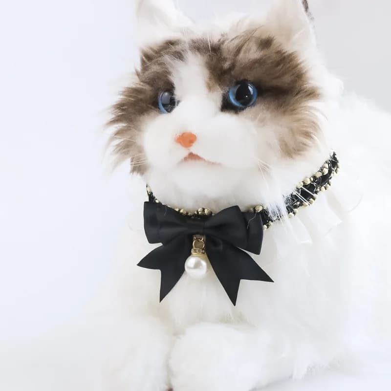 Dog Collar Cute Lace Bow Pet Dog Cat Collar Adjustable Cat Necklace Jewelry Sweet Neck Decorative Pet Accessories Pet Supplies