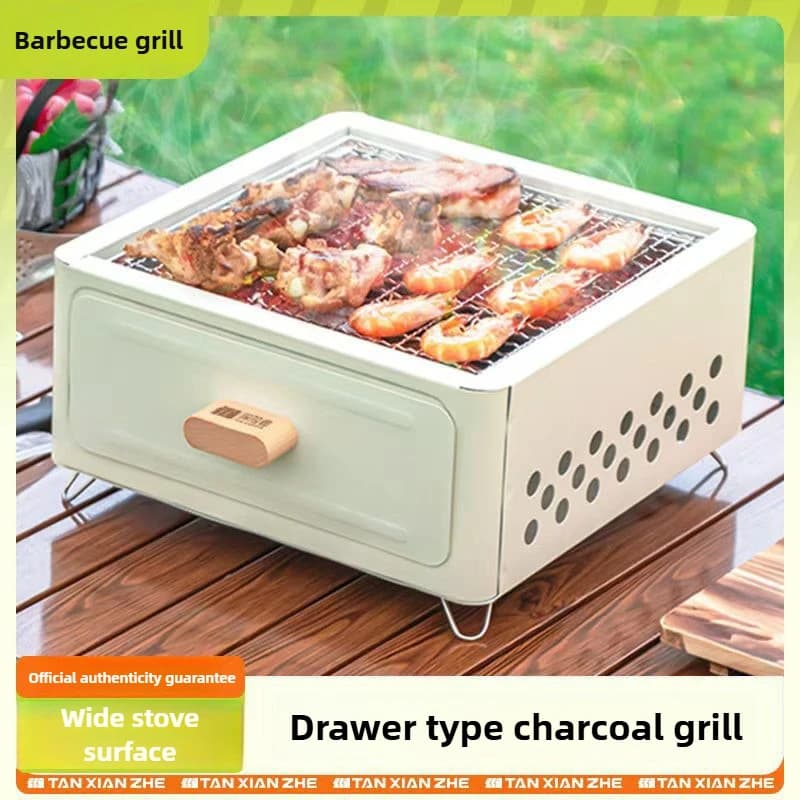 Portable Charcoal Barbecue Grill