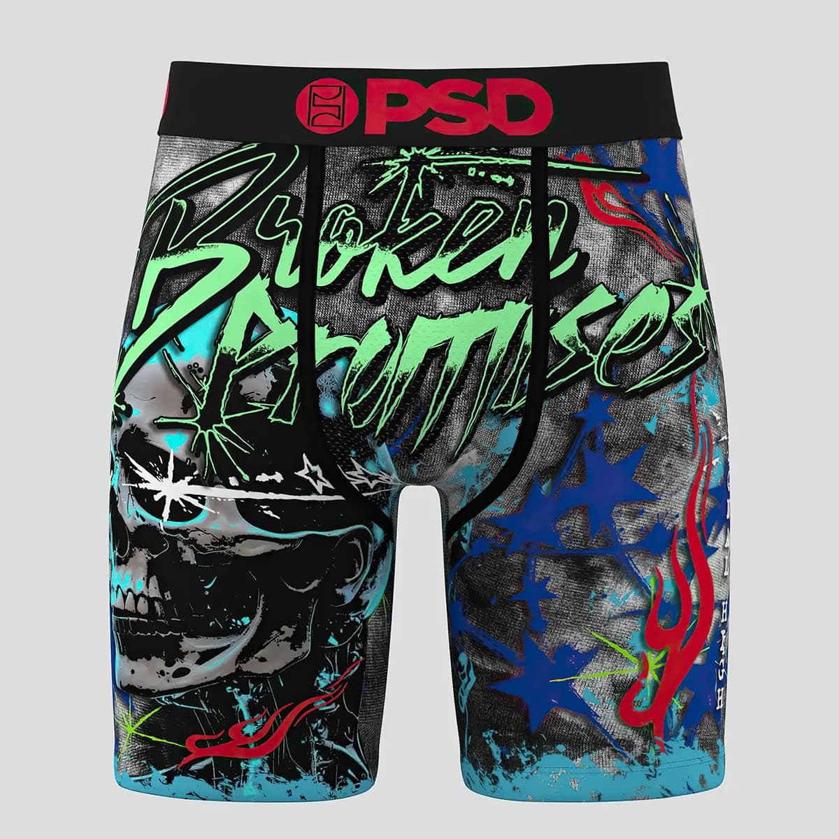 Men's Cartoon Basketball Shorts Mid-Waist