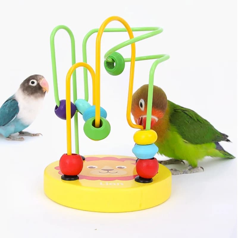 Bird Foraging Training Rings Puzzle Toy