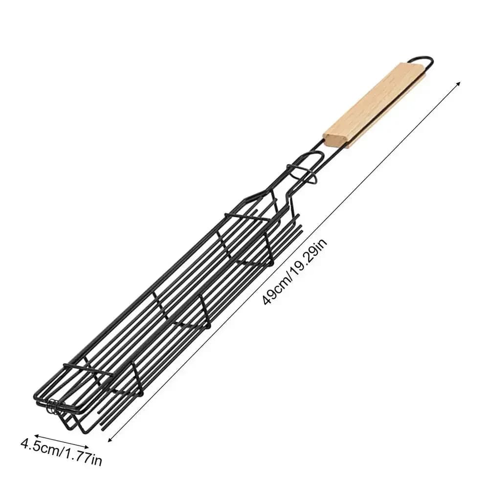 Portable Stainless Steel Nonstick BBQ Grill Basket