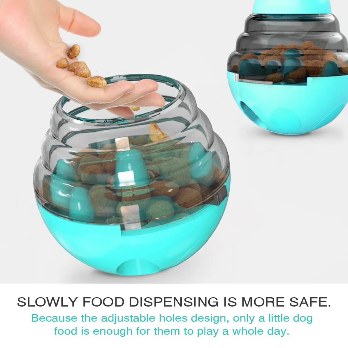 Interactive Treat Dispensing Puzzle Ball Toy