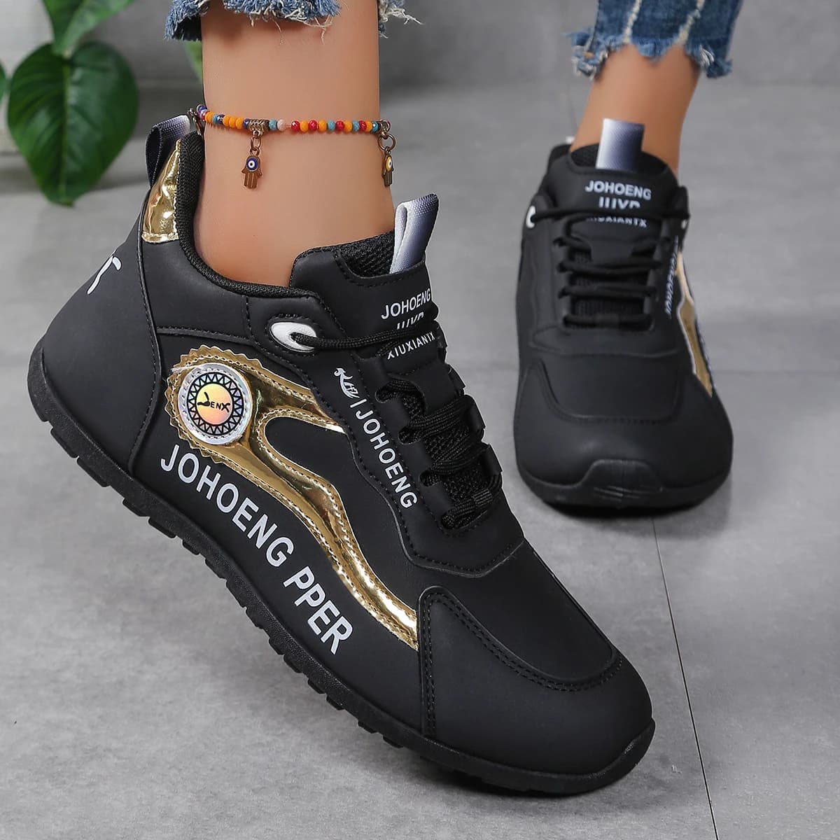 Women's Waterproof Lightweight Casual Sports Sneakers