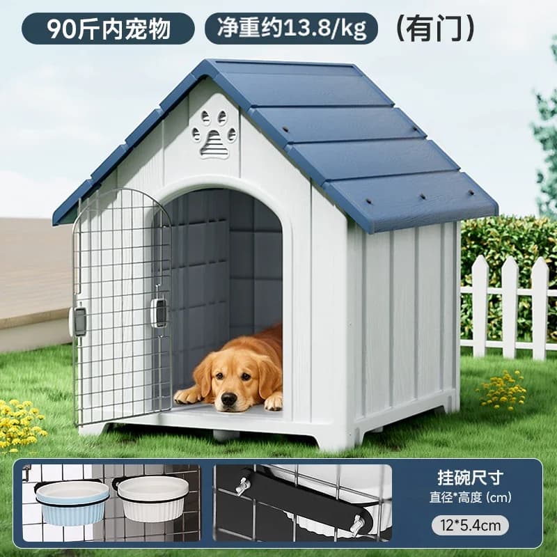 Large Dog House Waterproof Insulated Kennel