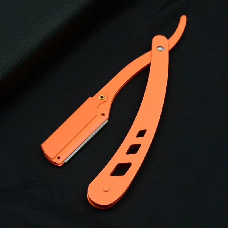 Antique Black Folding Straight Razor Holder
