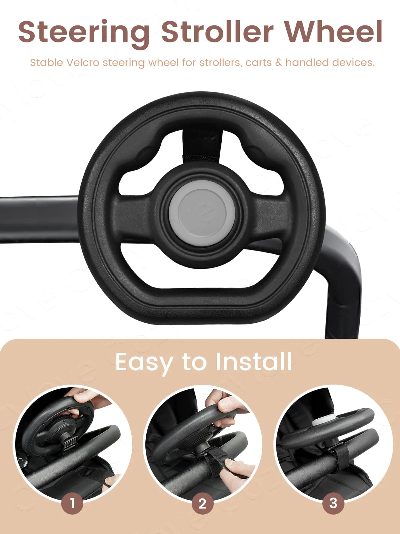 Stroller Steering Wheel Toy