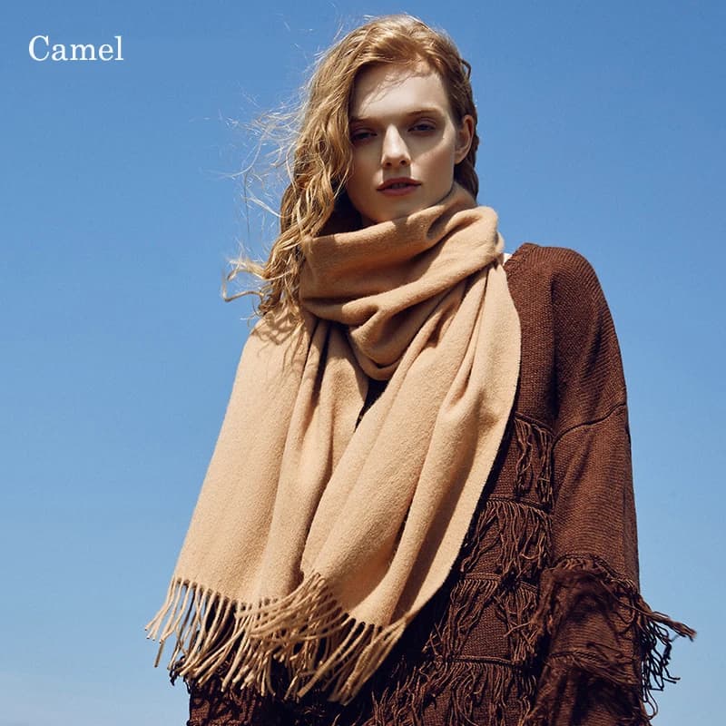 Women's 100% Wool Winter Scarf