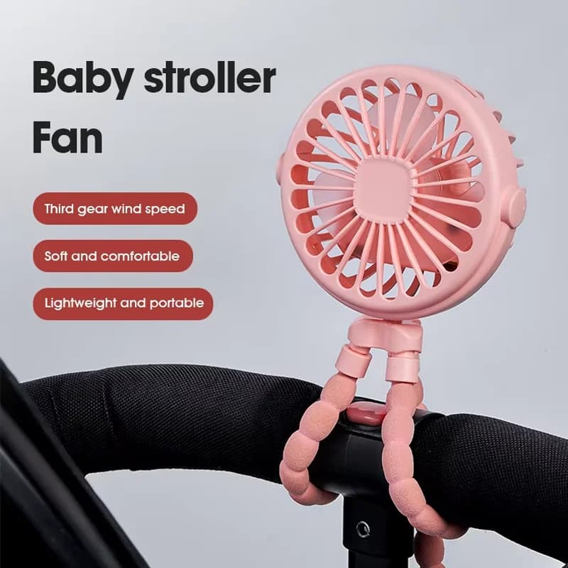 Portable Tripod Fan with USB Charging