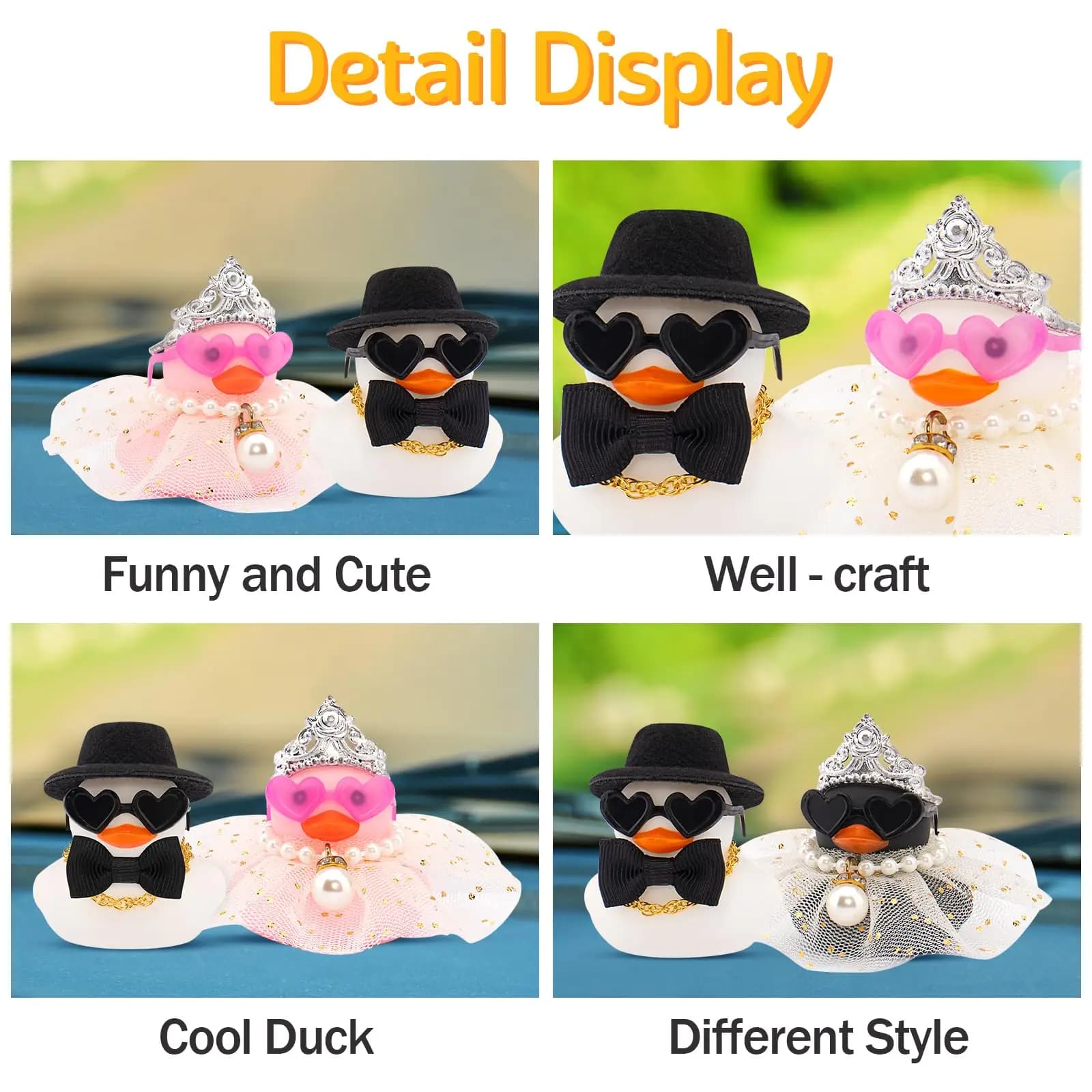 Bride and Groom Rubber Duck Set
