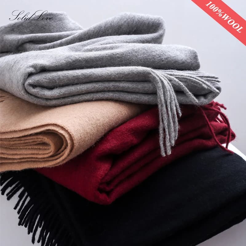 Women's 100% Wool Winter Scarf