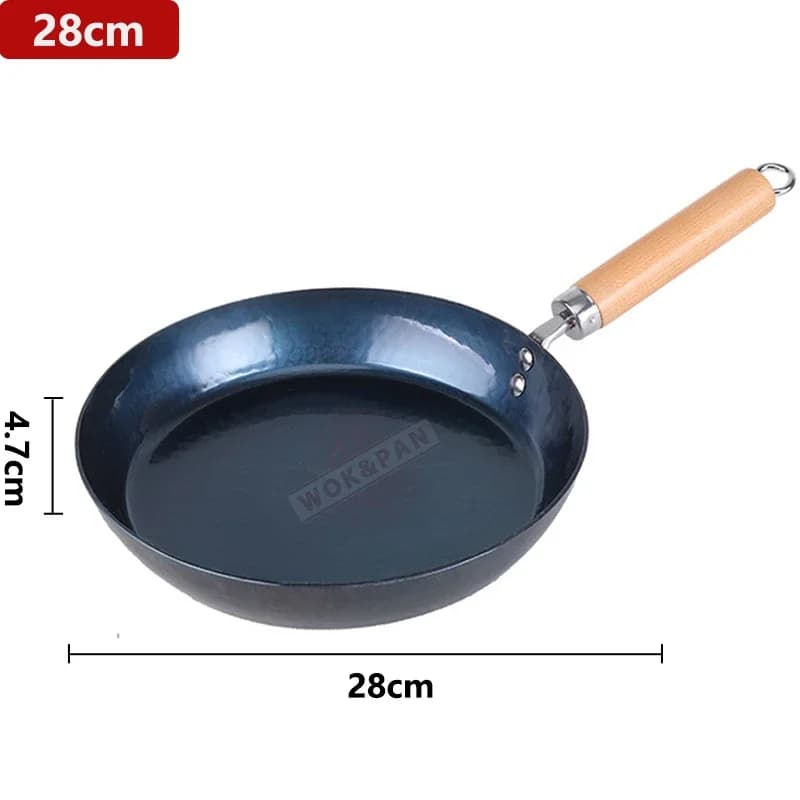 Cast Iron Skillet With Detachable Wooden Handle