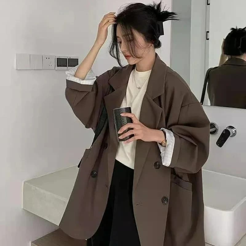 Women's Minimalist Solid Blazer