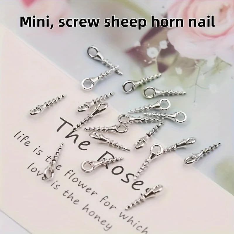 Mini Metal Screws Assortment, 100 Pack