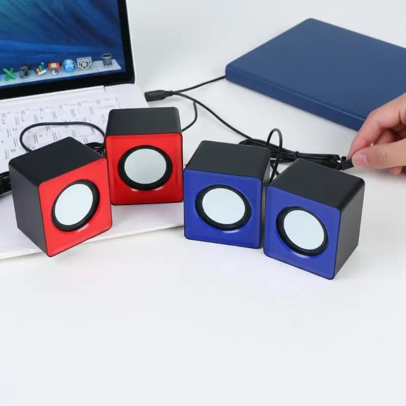 Stereo Desktop Speakers with Microphone
