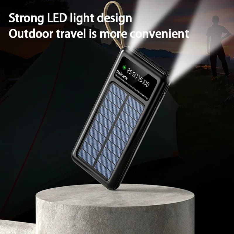 Solar Power Bank 20000mAh Dual USB