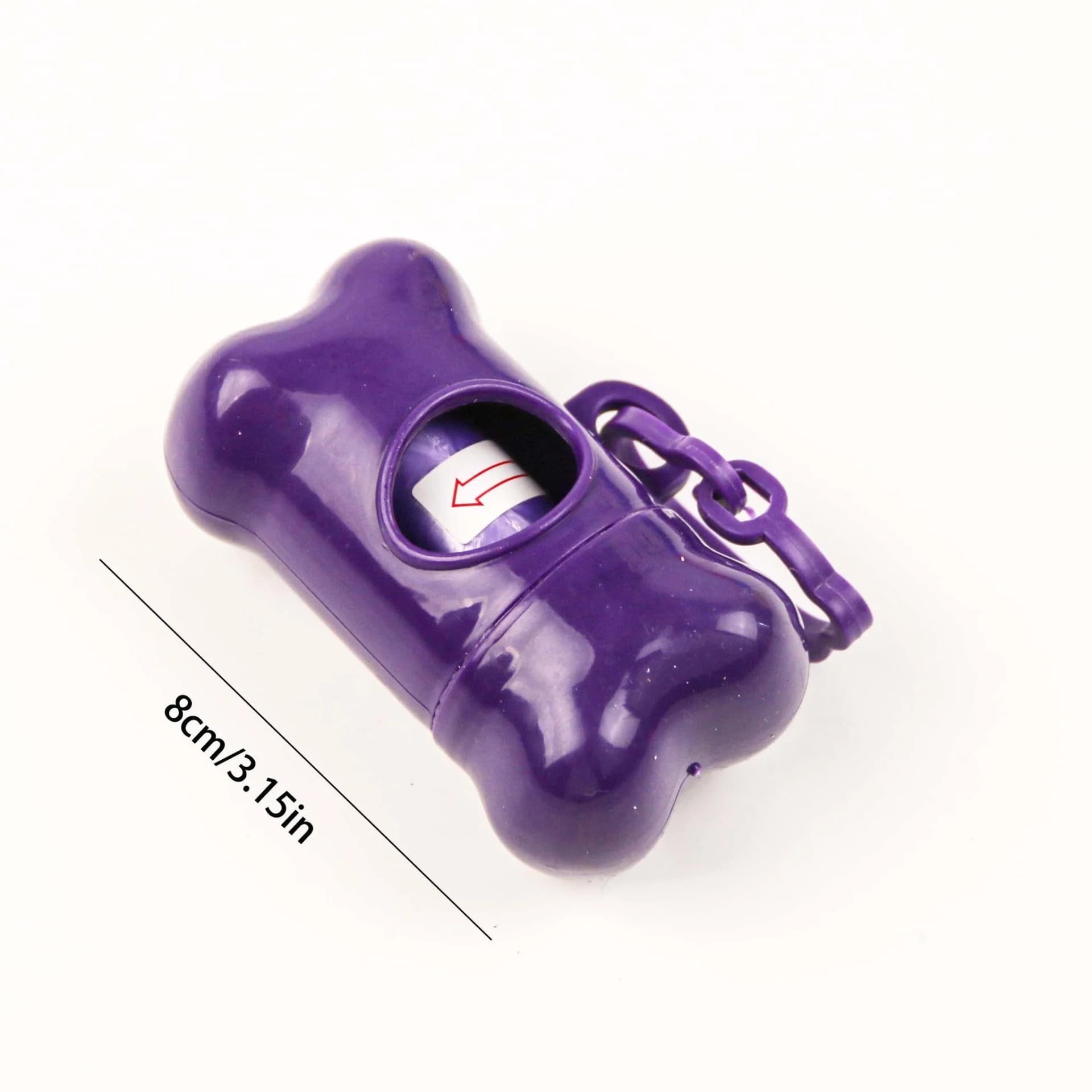 Bone Shaped Dog Waste Bag Holder with Bags