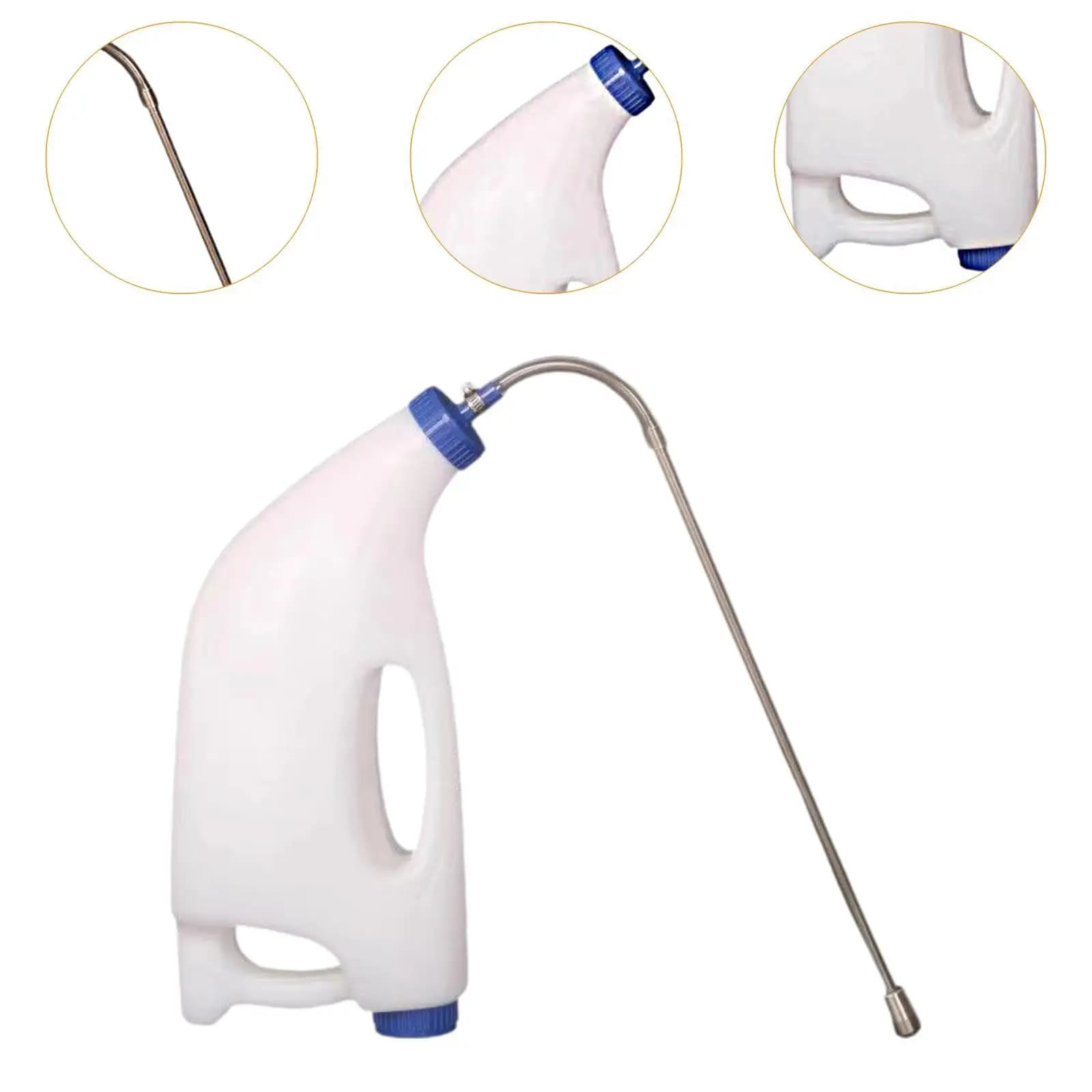 4L Calf Nursing Bottle with Metal Tube