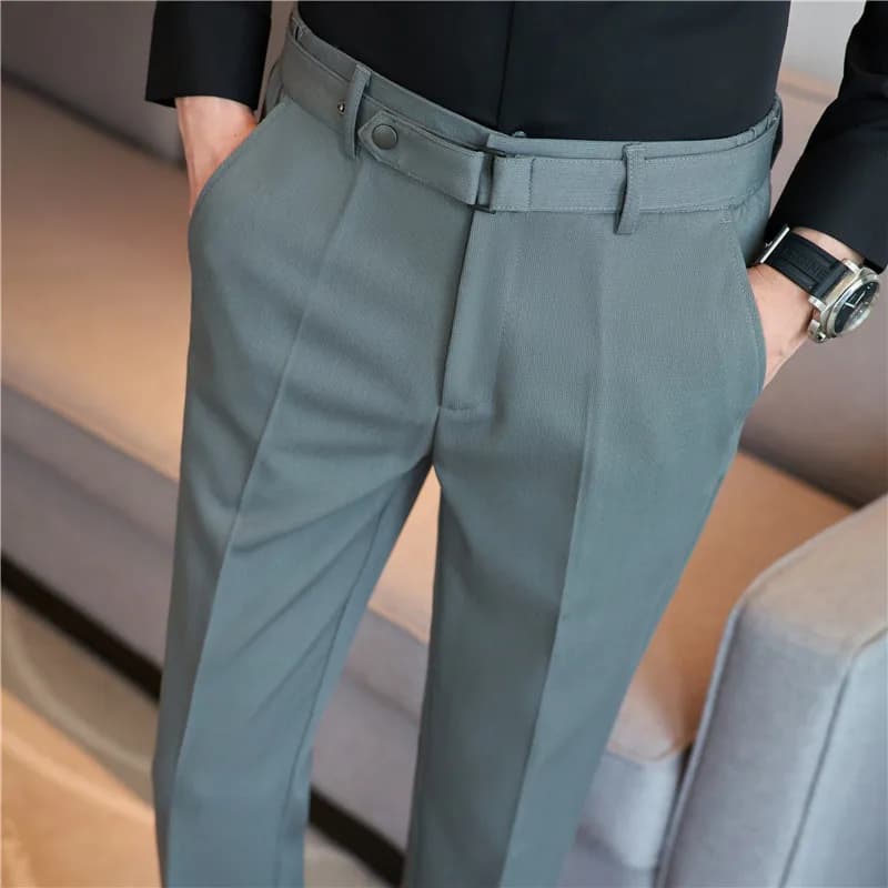 Men's Pinstripe Dress Pants