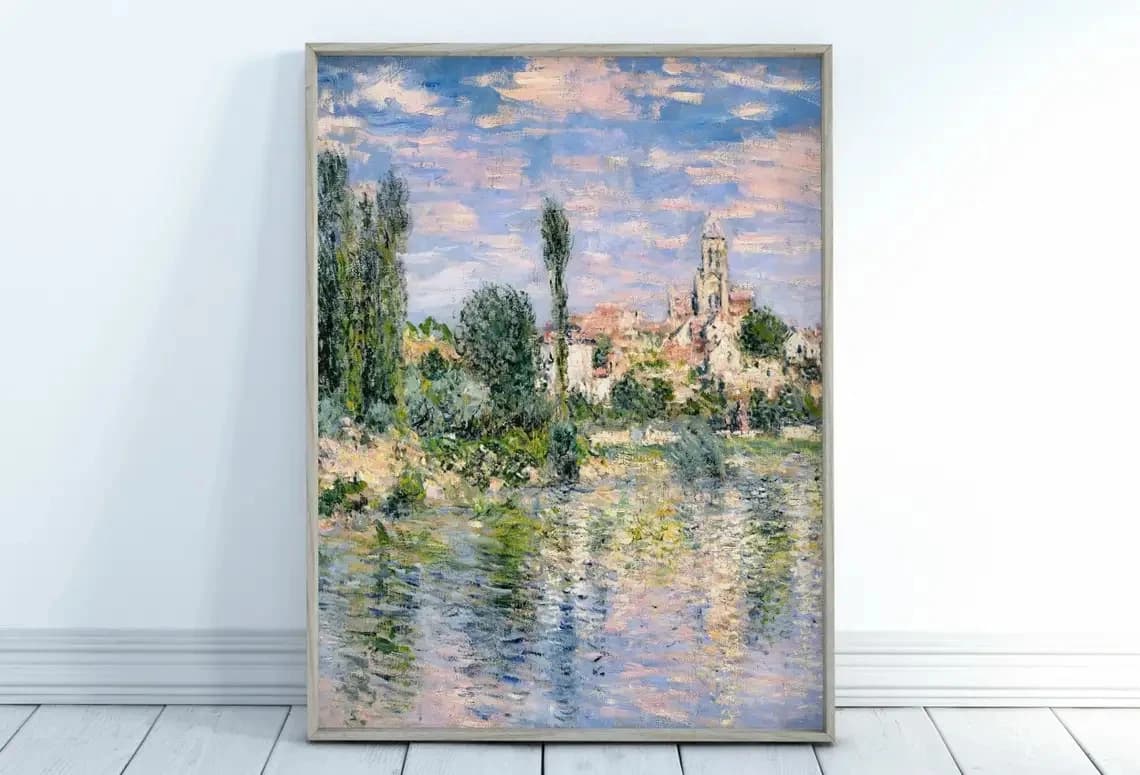 Modern Abstract Landscape Canvas Wall Art Print