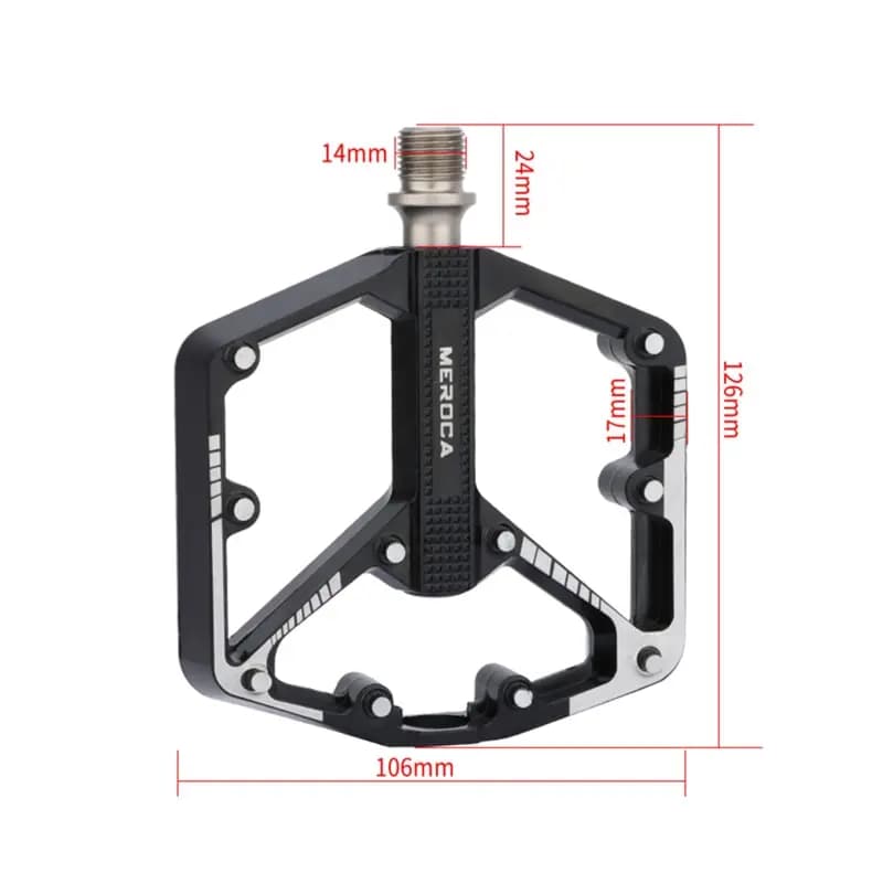 Sealed Bearing Platform Bicycle Pedals