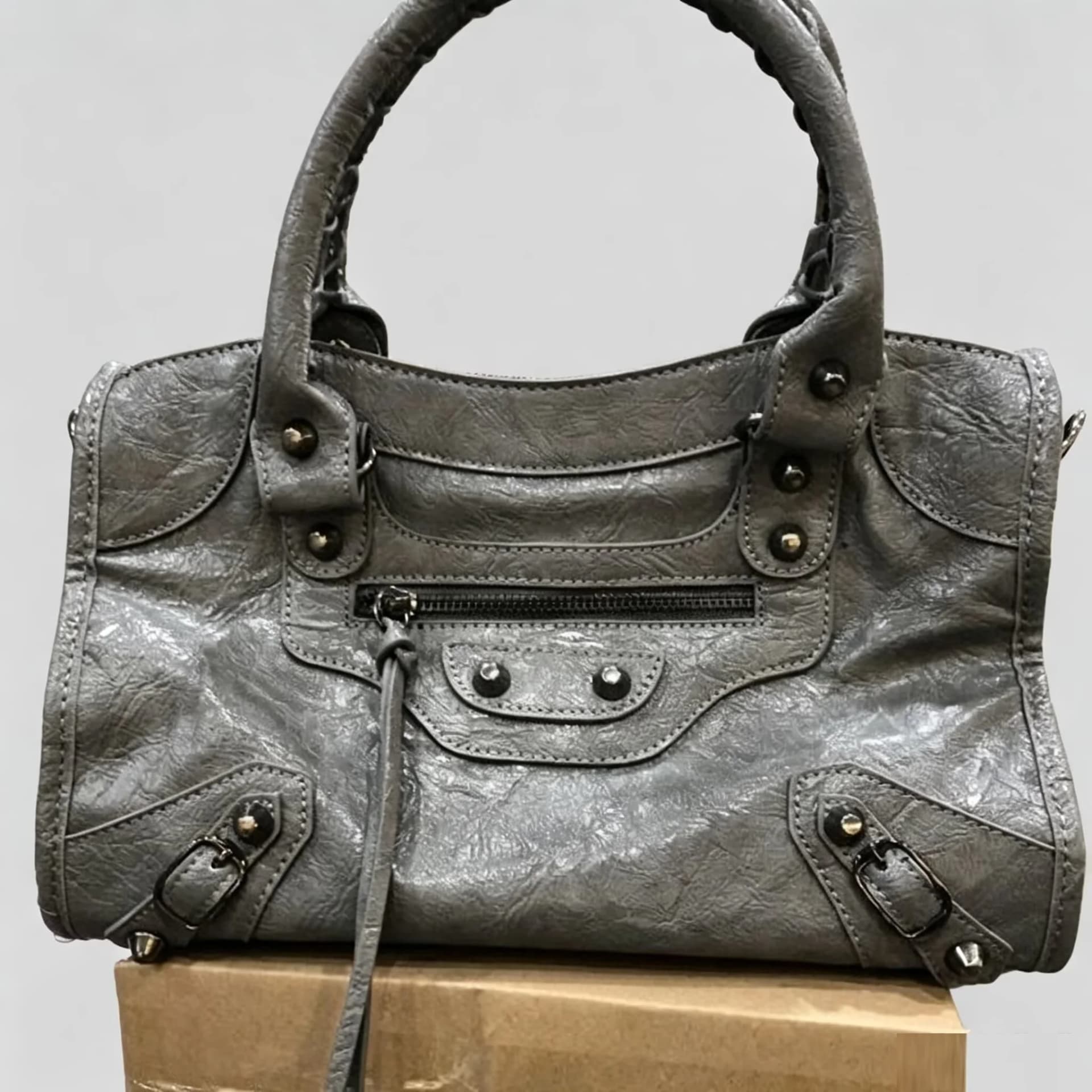no logo gray / L 37X22X10CM