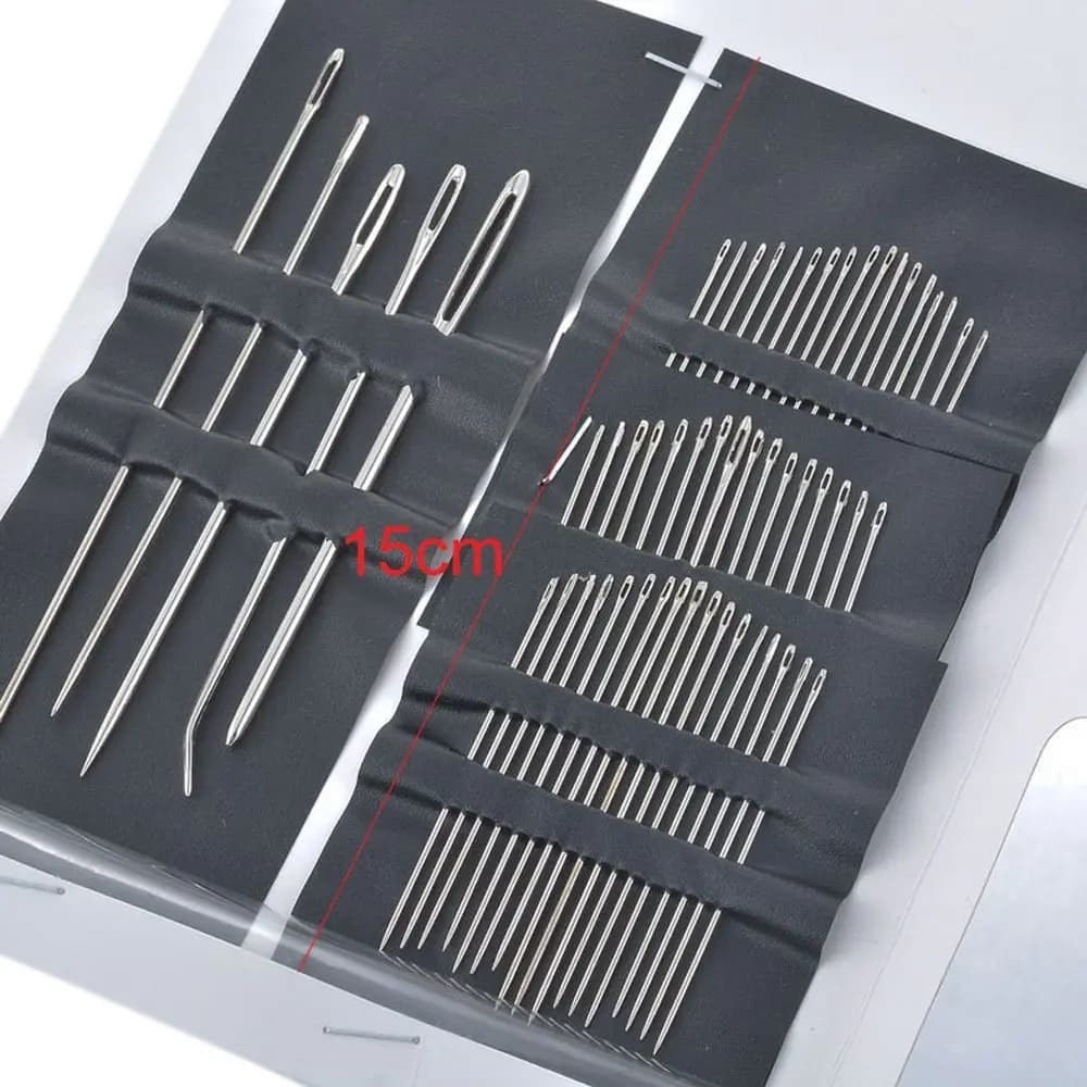 Assorted Hand Sewing Needles Set 55 Pieces