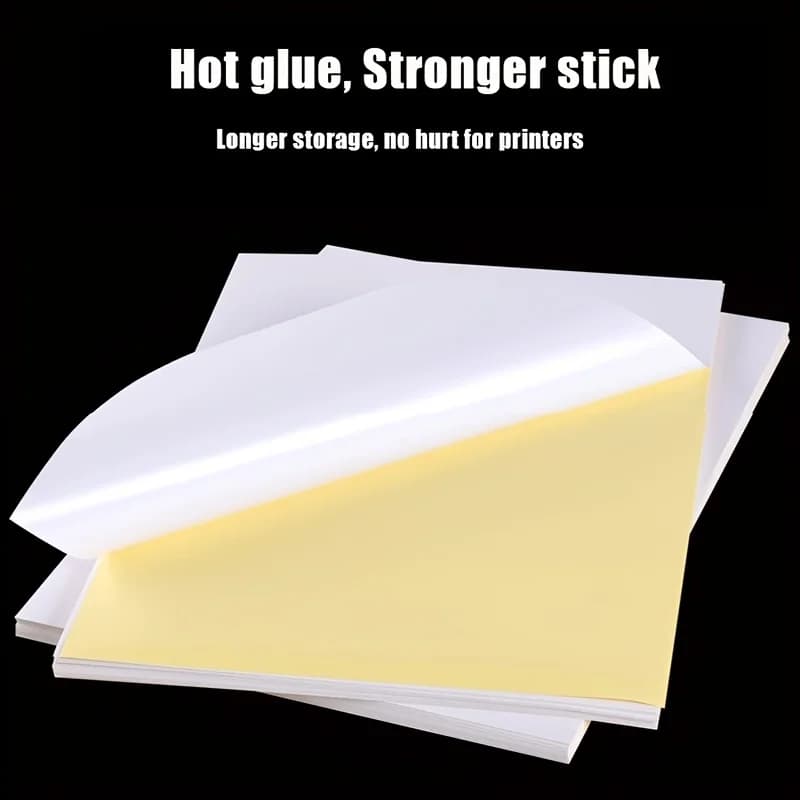 A4 Self Adhesive Sticker Paper, 50 Sheets