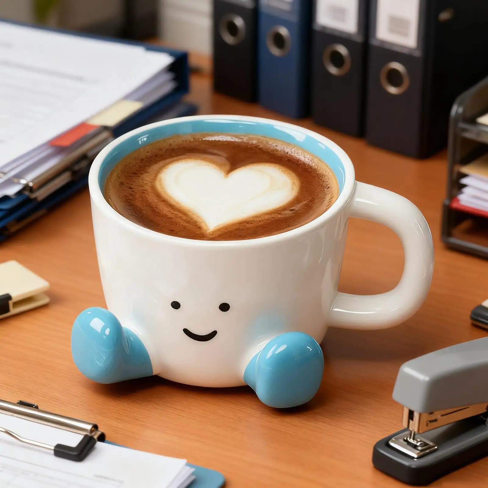 Funny Coffee Mug Adorable Home Kitchen Drinkware Ceramic Funny Coffee Cup for Wine Latte Water Hot Cocoa Cold Hot Drinks